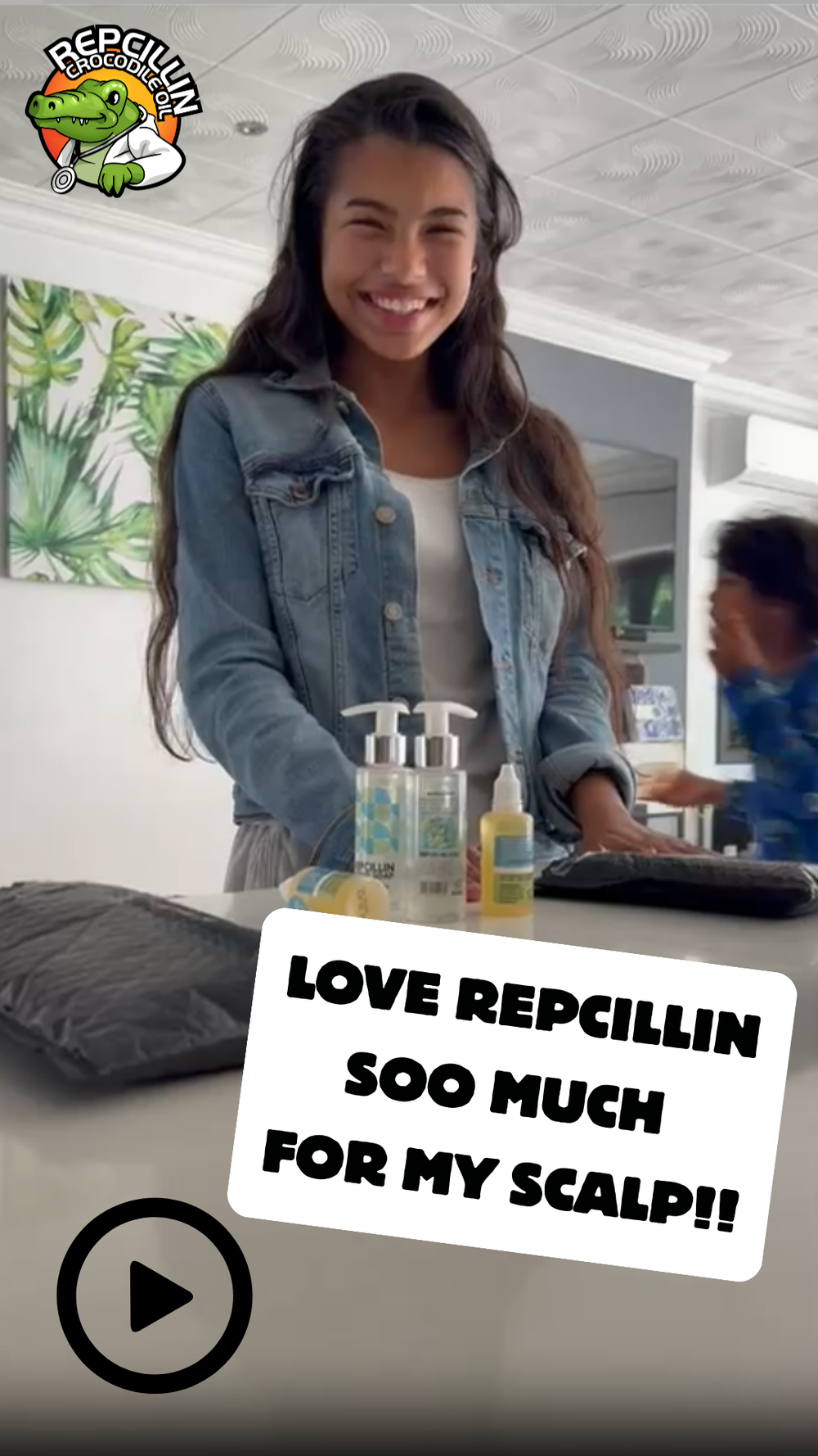 Customer reviews, Repcillin healed my scalp.